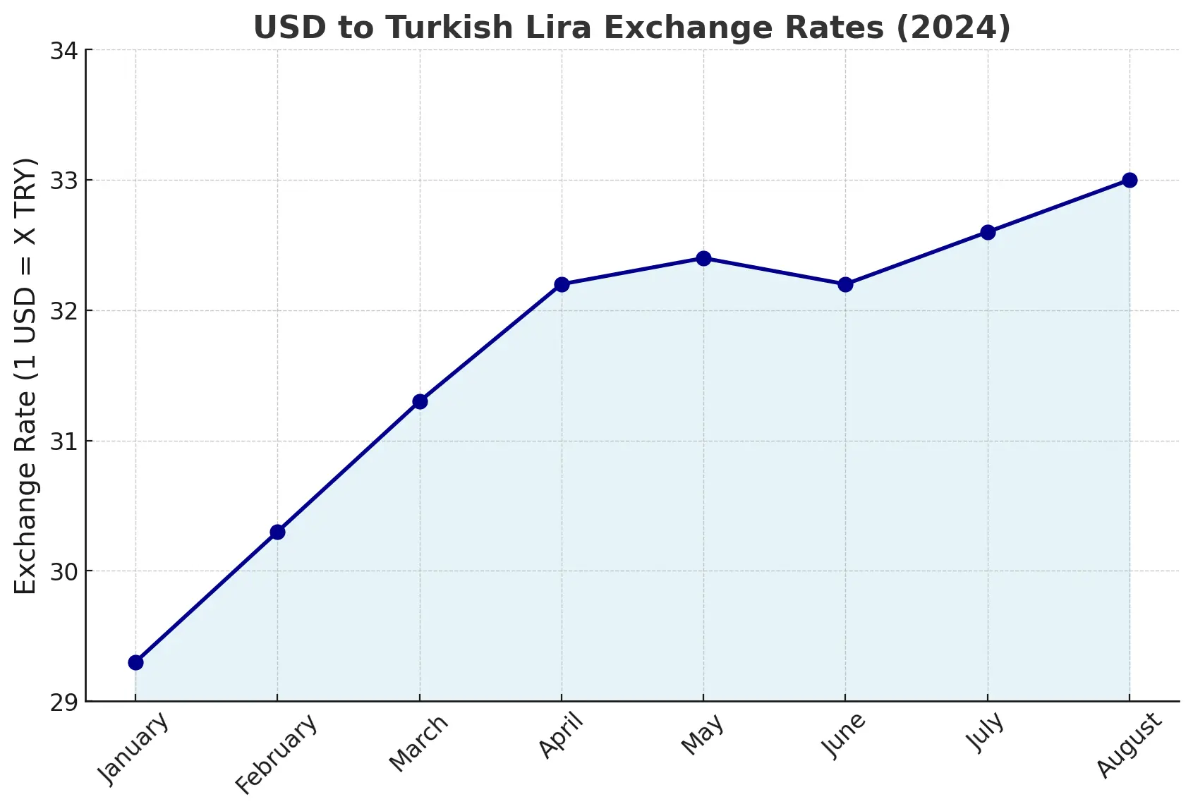 2024 USD-TL döviz kuru